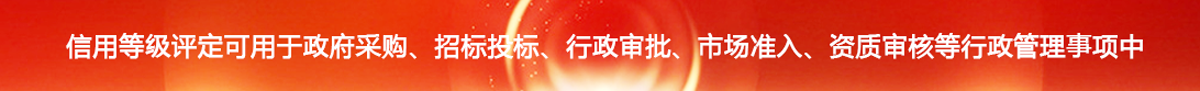 信用等級(jí)評(píng)定招標(biāo)投標(biāo)、市場(chǎng)準(zhǔn)入